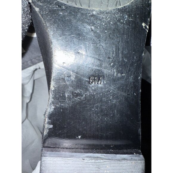 Diane Von Furstenberg Vintage Black Leather Over-the-Knee Boots Riding Style - 5 - Picture 9 of 9